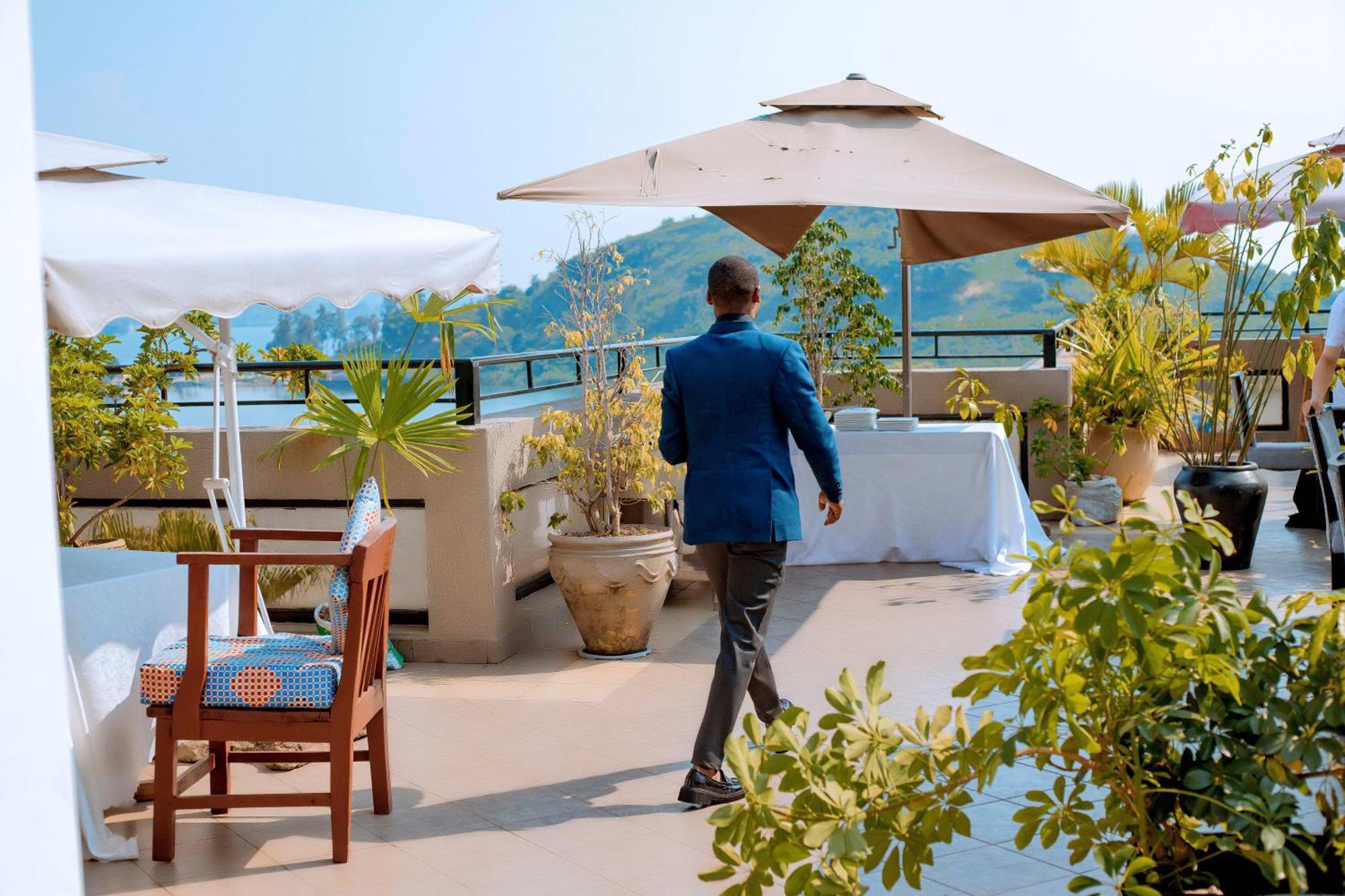 Kivu Hilltop View Resort Gisenyi Bagian luar foto